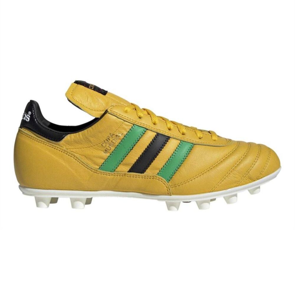 Adidas Mens Copa Mundial Leather Folded Tongue Firm Ground Football Boots / Gold